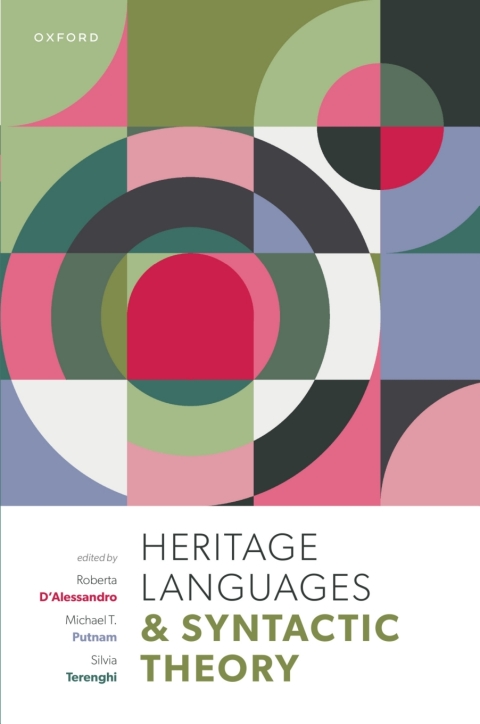 Cover image for book Heritage Languages and Syntactic Theory