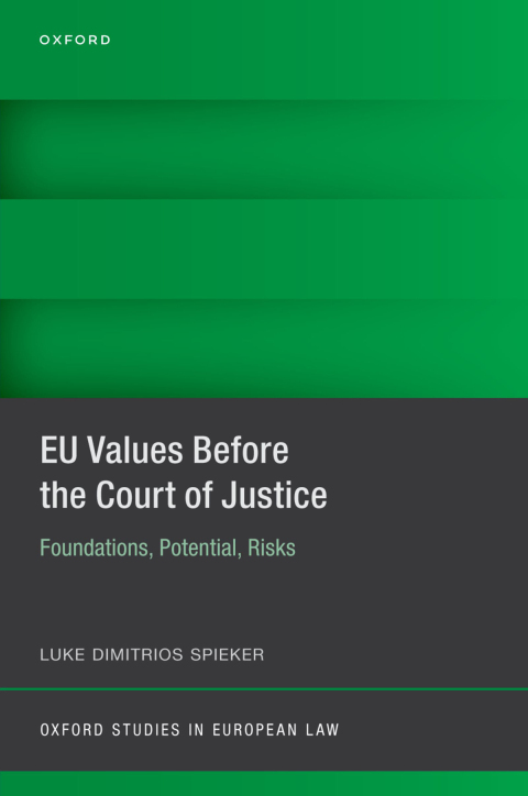 Cover image for book EU Values Before the Court of Justice