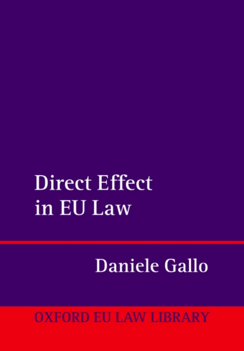 Cover image for book Direct Effect in EU Law