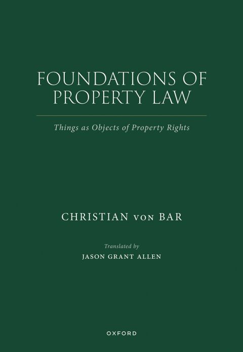 Cover image for book Foundations of Property Law
