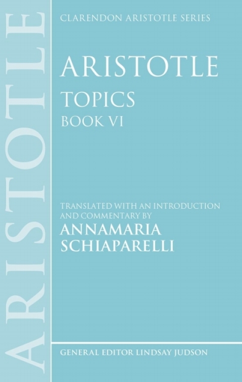 Cover image for book Aristotle: Topics Book VI