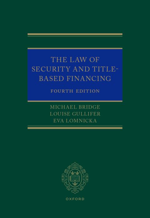 Cover image for book The Law of Security and Title-Based Financing