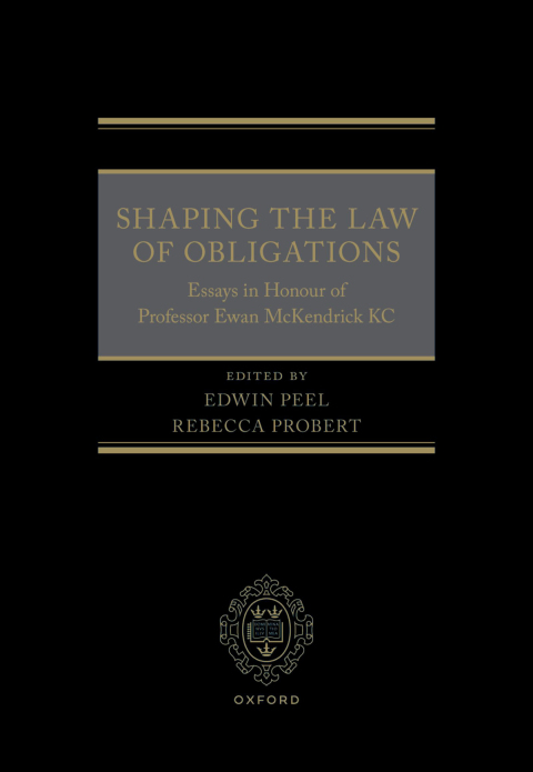 Cover image for book Shaping the Law of Obligations