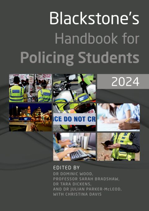 Cover image for book Blackstone's Handbook for Policing Students 2024