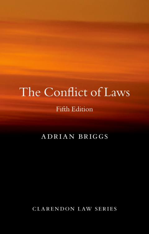 Cover image for book The Conflict of Laws
