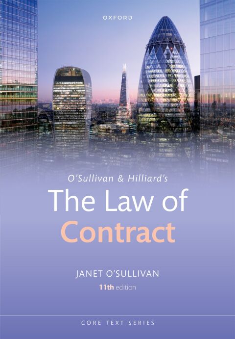 Cover image for book OʼSullivan & Hilliard's The Law of Contract