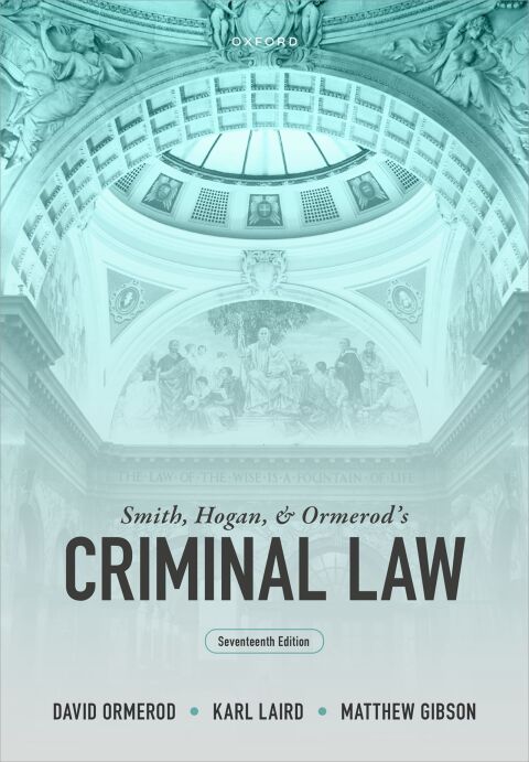 Cover image for book Smith, Hogan, and Ormerod's Criminal Law