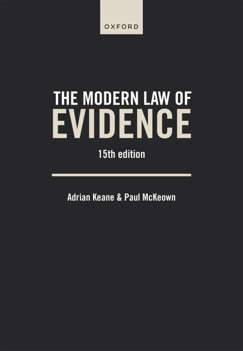 Cover image for book The Modern Law of Evidence