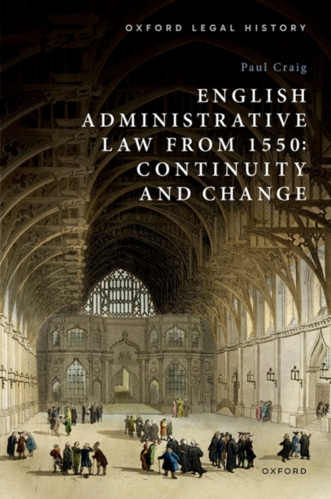 Cover image for book English Administrative Law from 1550