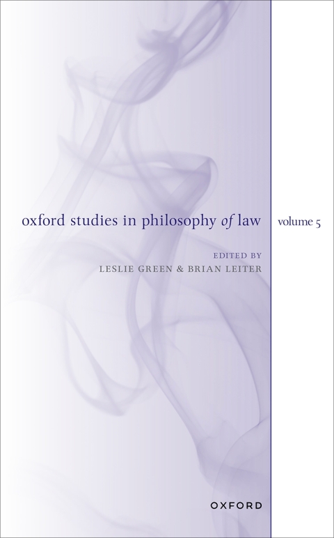 Cover image for book Oxford Studies in Philosophy of Law Volume 5