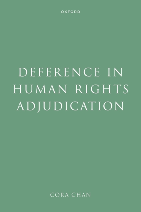 Cover image for book Deference in Human Rights Adjudication