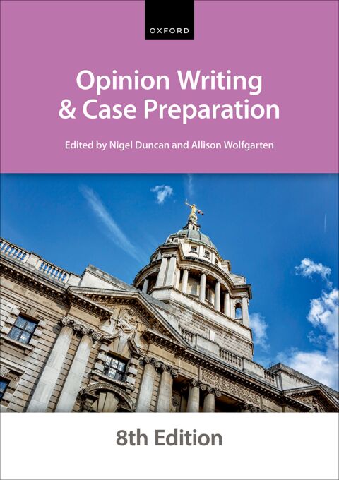 Cover image for book Opinion Writing and Case Preparation
