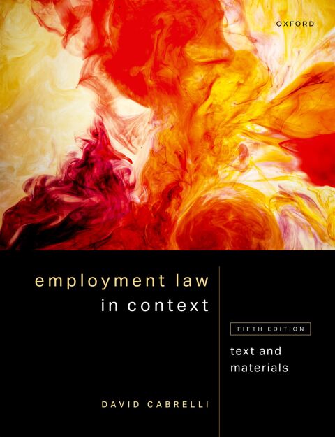 Cover image for book Employment Law in Context