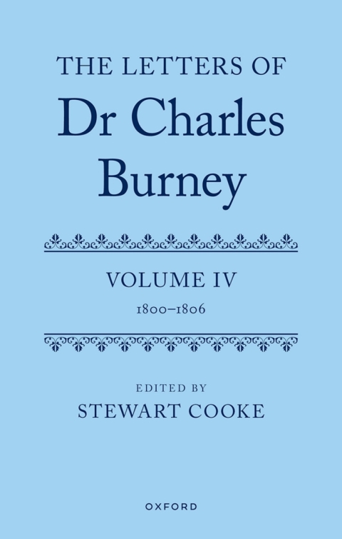 Cover image for book The Letters of Dr Charles Burney