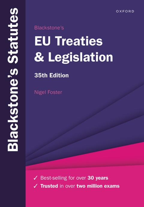 Cover image for book Blackstone's EU Treaties & Legislation