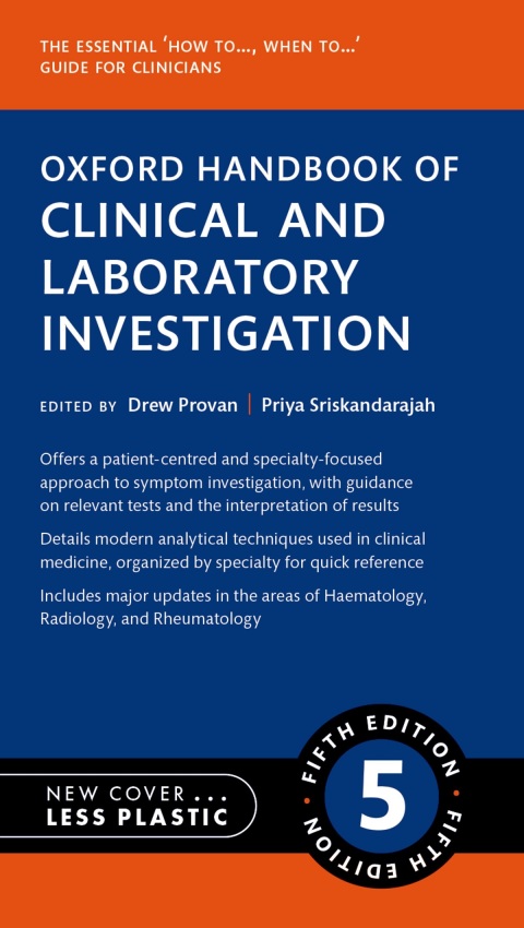 Cover image for book Oxford Handbook of Clinical and Laboratory Investigation