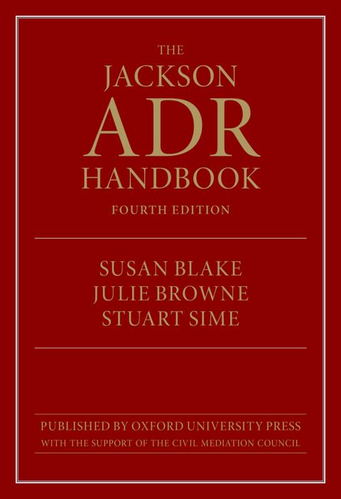 Cover image for book The Jackson ADR Handbook
