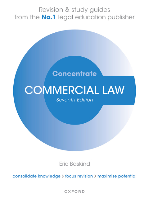 Cover image for book Commercial Law Concentrate
