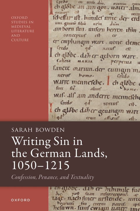 Cover image for book Writing Sin in the German Lands, 1050–1215