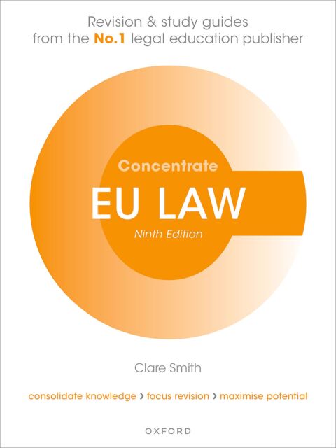 Cover image for book EU Law Concentrate
