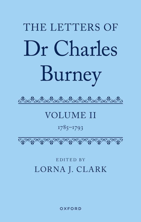 Cover image for book The Letters of Dr Charles Burney