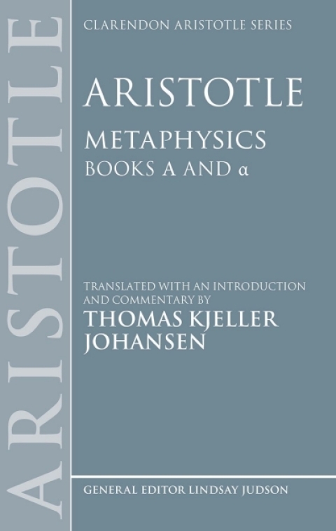 Cover image for book Aristotle: Metaphysics Alpha and alpha