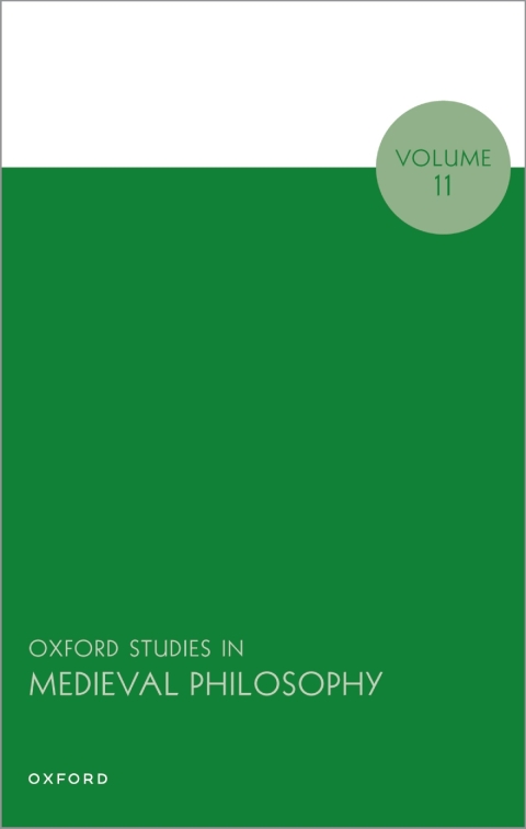 Cover image for book Oxford Studies in Medieval Philosophy