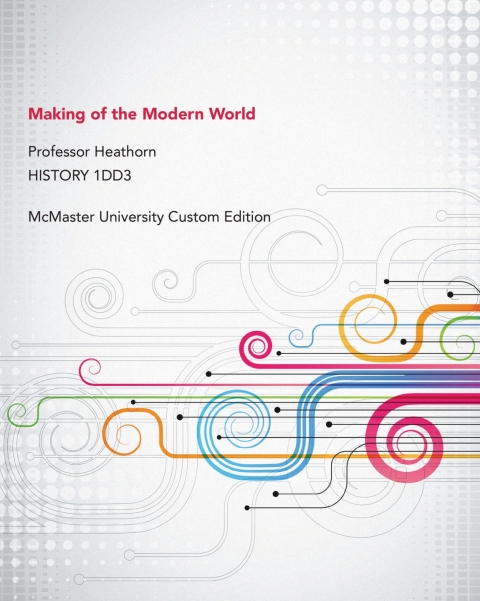 Cover image for book Custom McMaster University: Making of the Modern World