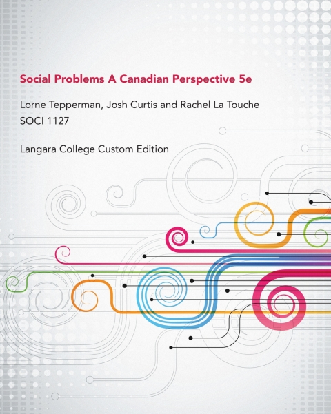 Cover image for book Social Problems: Langara College custom edition