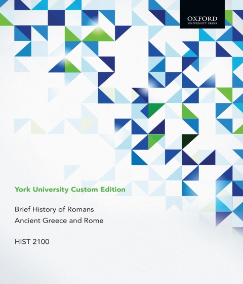 Cover image for book Brief History of Romans: York University Custom Edition