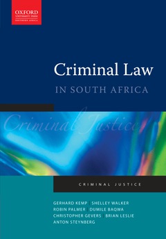 CRIMINAL LAW IN SA