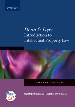 DEAN AND DYER INTRODUCTION TO INTELLECTUAL PROPERTY LAW