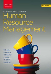 CONTEMPORARY ISSUES IN HUMAN RESOURCE MANAGEMENT