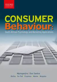 CONSUMER BEHAVIOUR SA PSYCHOLOGY AND MARKETING APPLICATIONS