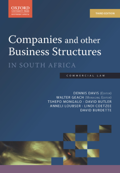 COMPANIES AND OTHER BUSINESS STRUCTURES IN SA