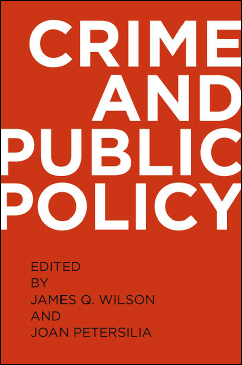 Cover image for book Crime and Public Policy