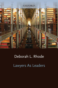 Titelbild: Lawyers as Leaders 9780199896226