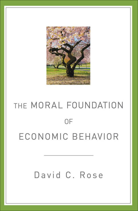Cover image for book The Moral Foundation of Economic Behavior