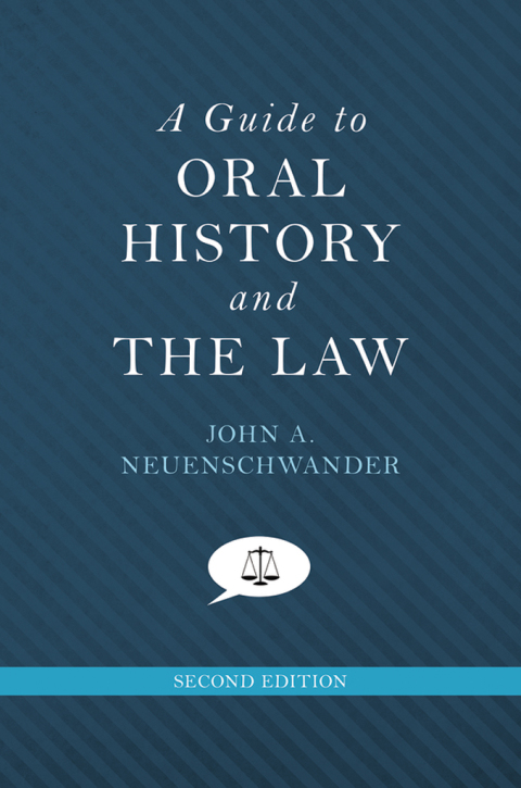 Cover image for book A Guide to Oral History and the Law