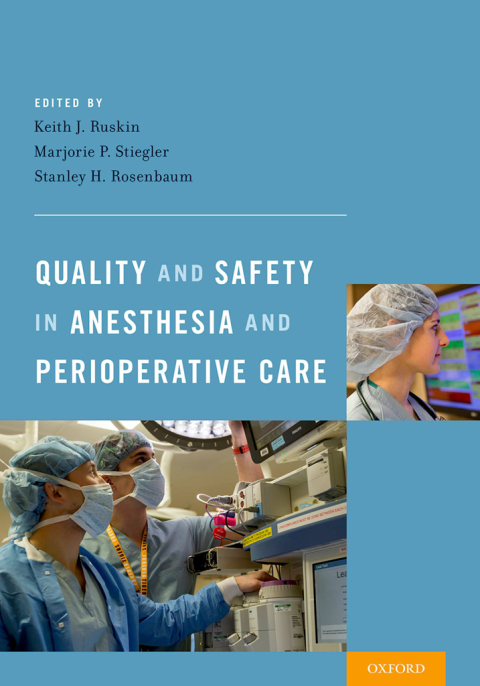 Cover image for book Quality and Safety in Anesthesia and Perioperative Care