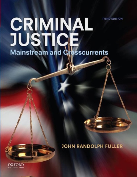 Cover image for book Criminal Justice: Mainstream and Crosscurrents
