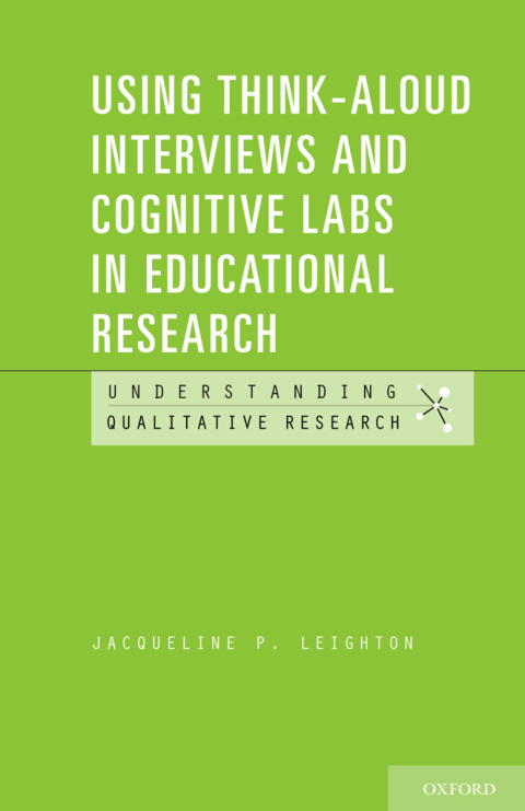 Cover image for book Using Think-Aloud Interviews and Cognitive Labs in Educational Research