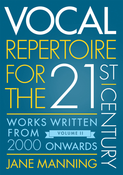 Cover image for book Vocal Repertoire for the Twenty-First Century, Volume 2