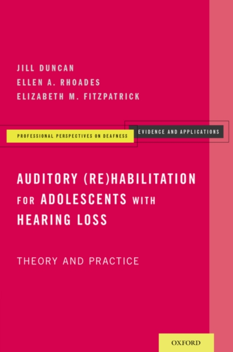Cover image for book Auditory (Re)Habilitation for Adolescents with Hearing Loss