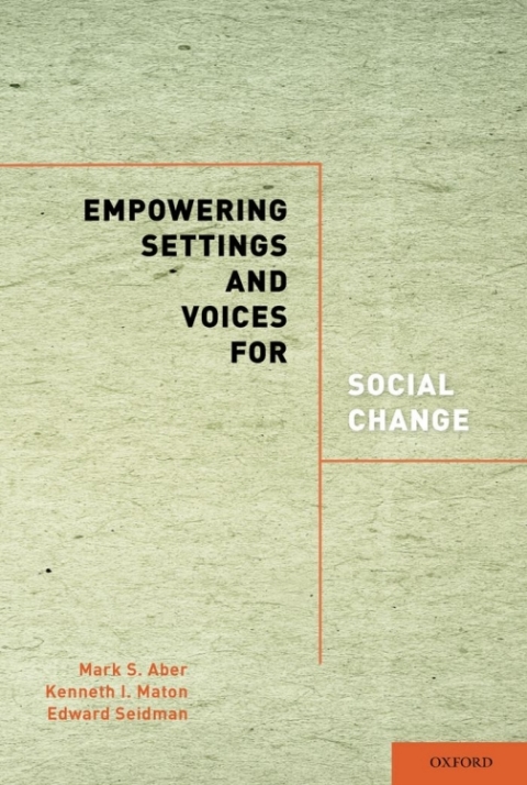 Cover image for book Empowering Settings and Voices for Social Change