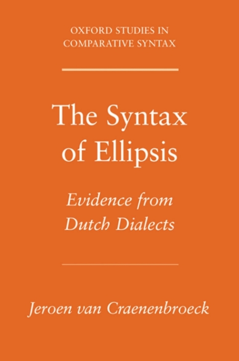Cover image for book The Syntax of Ellipsis