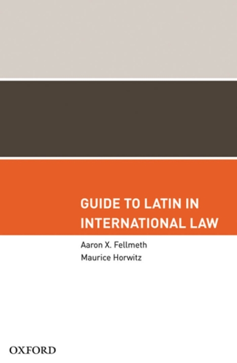 Cover image for book Guide to Latin in International Law