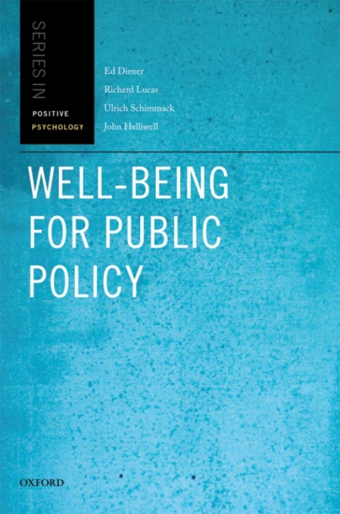 Cover image for book Well-Being for Public Policy