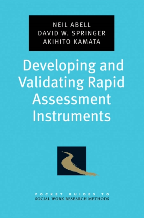Cover image for book Developing and Validating Rapid Assessment Instruments
