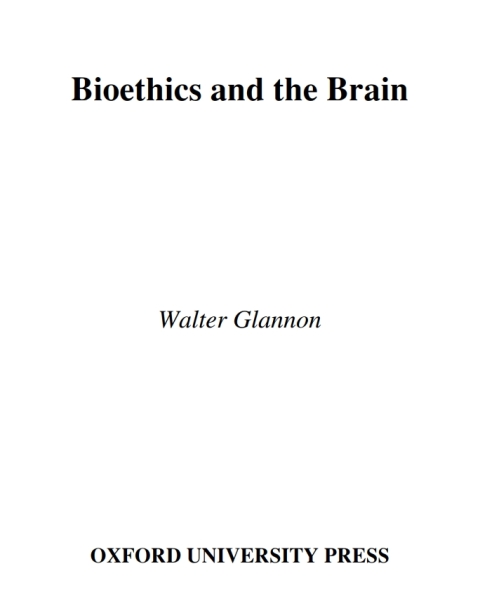 Cover image for book Bioethics and the Brain